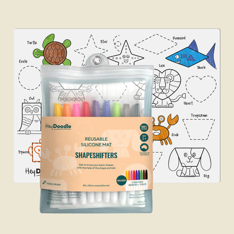 ShapeShifters Classic Coloring & Doodle Mat