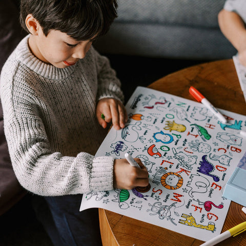 Into the Wild Classic Coloring & Doodle Mat