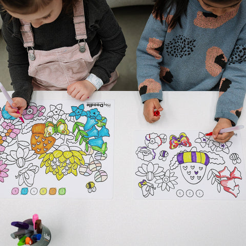 Flower Power Mini Coloring & Doodle Mat
