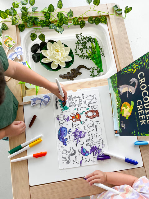 Into The Wild Mini Coloring & Doodle Mat