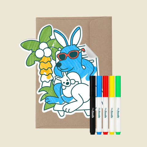 Kevin the Kangaroo - Forever Greeting Card