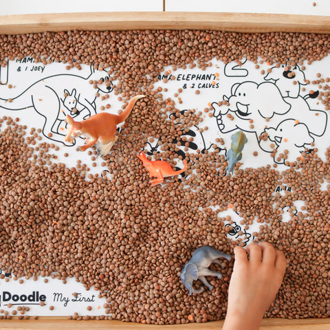 My First Counting Coloring & Doodle Mat