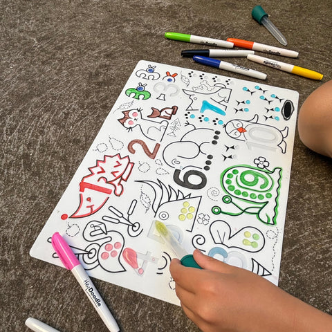 Hey Doodle Sensory Mat - Wild Digits Hey Doodle Sensory Mat - Wild Digits
