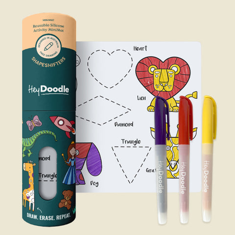 ShapeShifters Mini Coloring & Doodle Mat