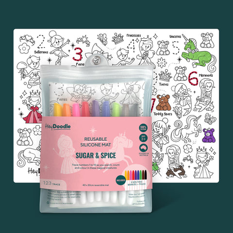 HeyDoodle 123 | SUGAR & SPICE - Regular Mat HeyDoodle 123 | SUGAR & SPICE - Regular Mat