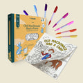 HeyDoodle’s Old MacDonald Had a Farm Tales is a reusable silicone coloring mat set with vibrant markers and wipe-clean farm scenes.